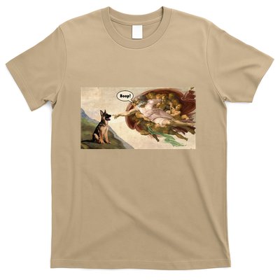 Boop The Snoot Of A German Shepherd Funny Dog Meme T-Shirt