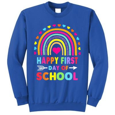 Back To School Funny Happy First Day Of School For Teachers Sweatshirt