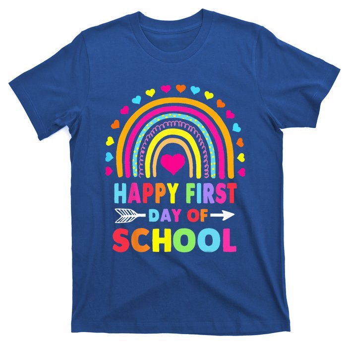 Back To School Funny Happy First Day Of School For Teachers T-Shirt