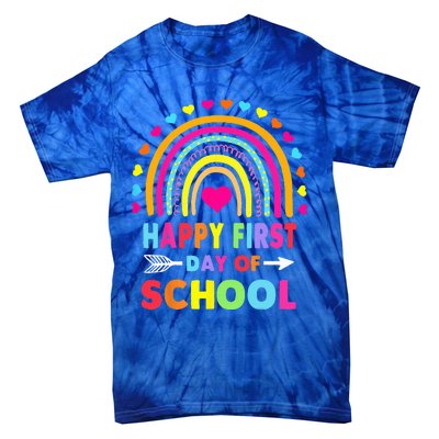 Back To School Funny Happy First Day Of School For Teachers Tie-Dye T-Shirt