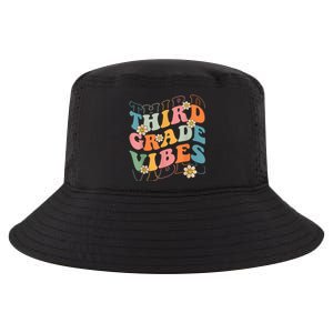 Back To School Third Grade Vibes Retro Teacher Wo Kid Cool Comfort Performance Bucket Hat