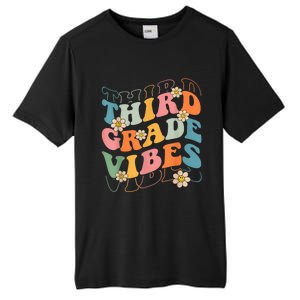 Back To School Third Grade Vibes Retro Teacher Wo Kid Tall Fusion ChromaSoft Performance T-Shirt