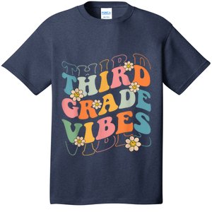 Back To School Third Grade Vibes Retro Teacher Wo Kid T-Shirt