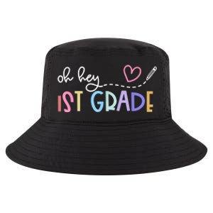 Back To School Oh Hey 1st Grade Teachers Women Student Cool Comfort Performance Bucket Hat