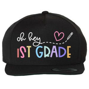 Back To School Oh Hey 1st Grade Teachers Women Student Wool Snapback Cap