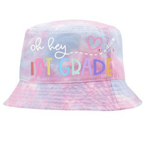 Back To School Oh Hey 1st Grade Teachers Women Student Tie-Dyed Bucket Hat