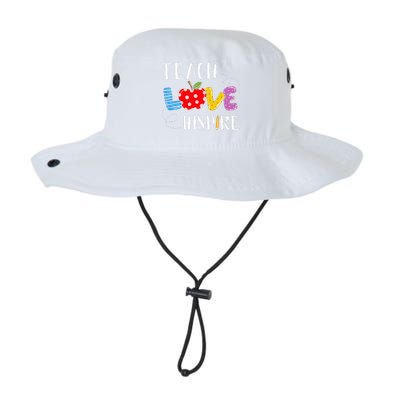 Back To School Teach Love Inspire Teaching Kindness Teacher Legacy Cool Fit Booney Bucket Hat