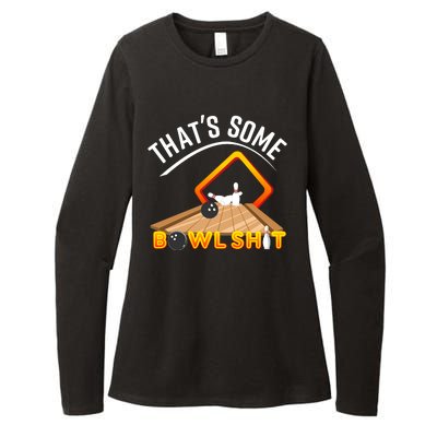 Bowling That Some Bowlshit Womens CVC Long Sleeve Shirt