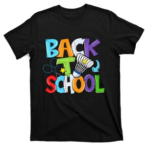 Back To School Badminton Players Funny First Day Of School T-Shirt