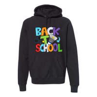 Back To School Badminton Players Funny First Day Of School Premium Hoodie