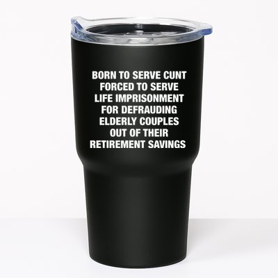 Born To Serve Cunt Forced To Serve Life Imprisonment For Defrauding Elderly Coup Tumbler