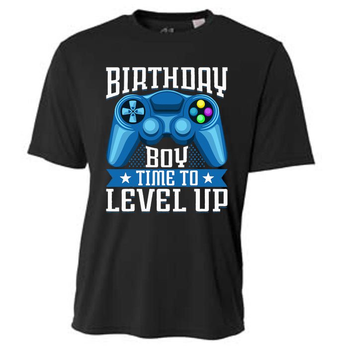 Birthday Time to Level Up Video Game Birthday Gamer Cooling Performance Crew T-Shirt