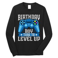 Birthday Time to Level Up Video Game Birthday Gamer Long Sleeve Shirt