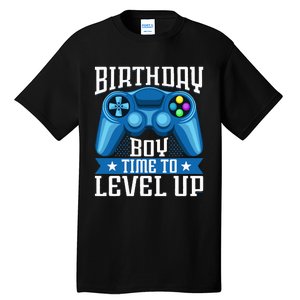 Birthday Time to Level Up Video Game Birthday Gamer Tall T-Shirt