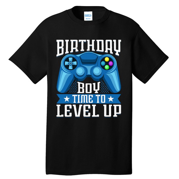 Birthday Time to Level Up Video Game Birthday Gamer Tall T-Shirt