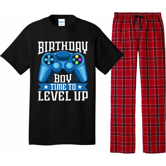 Birthday Time to Level Up Video Game Birthday Gamer Pajama Set