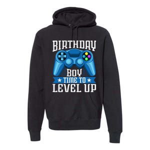 Birthday Time to Level Up Video Game Birthday Gamer Premium Hoodie