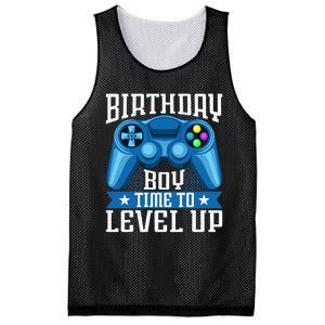 Birthday Time to Level Up Video Game Birthday Gamer Mesh Reversible Basketball Jersey Tank