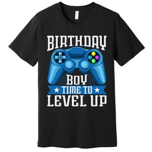 Birthday Time to Level Up Video Game Birthday Gamer Premium T-Shirt