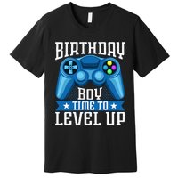 Birthday Time to Level Up Video Game Birthday Gamer Premium T-Shirt