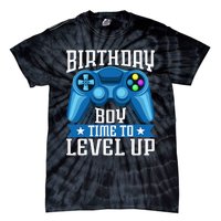 Birthday Time to Level Up Video Game Birthday Gamer Tie-Dye T-Shirt