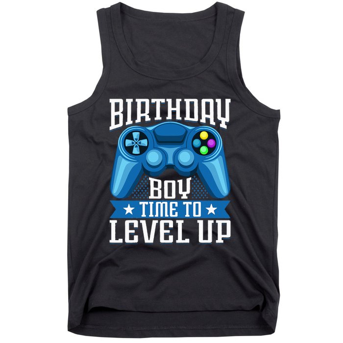 Birthday Time to Level Up Video Game Birthday Gamer Tank Top