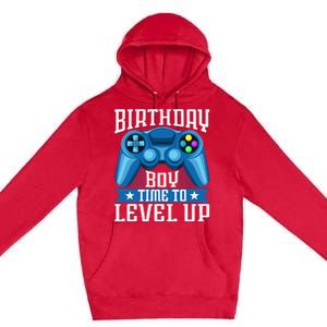 Birthday Time to Level Up Video Game Birthday Gamer Premium Pullover Hoodie