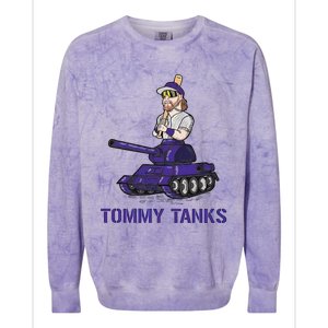 Baseball Tommy Tanks Tommy Funny Tanks Tommy Tanks Colorblast Crewneck Sweatshirt