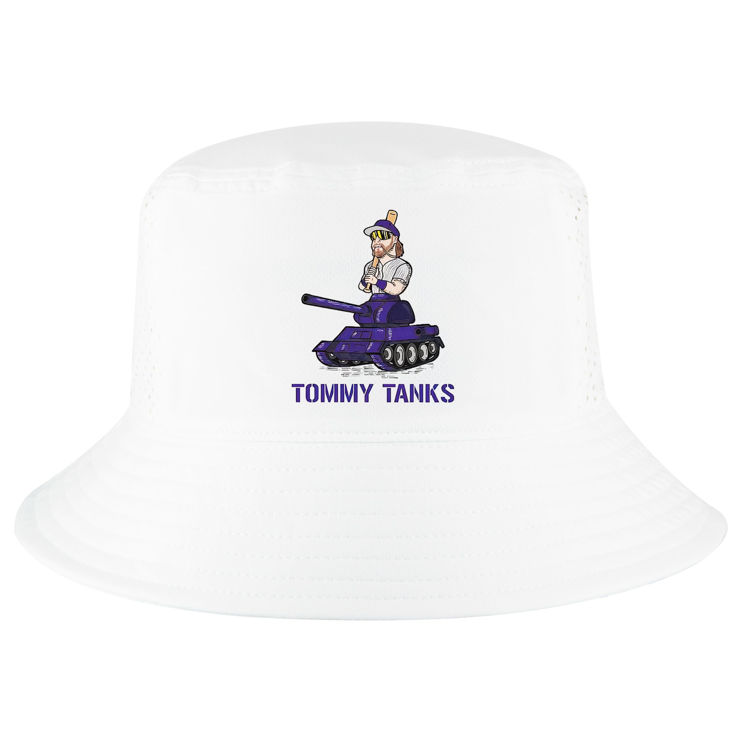 Baseball Tommy Tanks Tommy Funny Tanks Tommy Tanks Cool Comfort Performance Bucket Hat