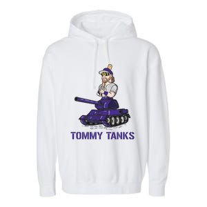 Baseball Tommy Tanks Tommy Funny Tanks Tommy Tanks Garment-Dyed Fleece Hoodie