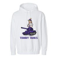 Baseball Tommy Tanks Tommy Funny Tanks Tommy Tanks Garment-Dyed Fleece Hoodie