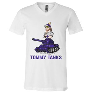 Baseball Tommy Tanks Tommy Funny Tanks Tommy Tanks V-Neck T-Shirt