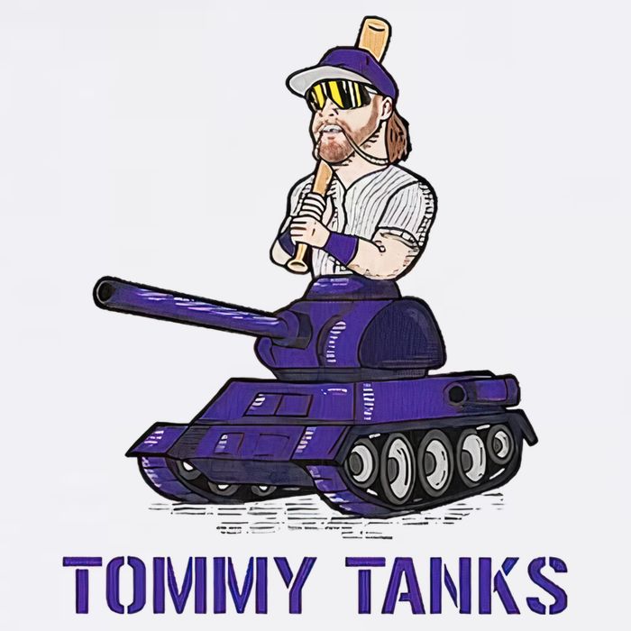 Baseball Tommy Tanks Tommy Funny Tanks Tommy Tanks Adult Drive Performance Visor