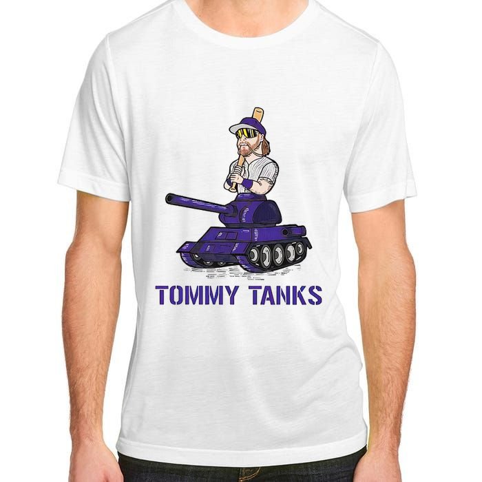 Baseball Tommy Tanks Tommy Funny Tanks Tommy Tanks Adult ChromaSoft Performance T-Shirt