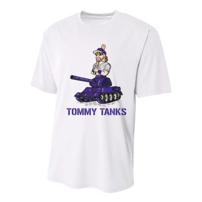 Baseball Tommy Tanks Tommy Funny Tanks Tommy Tanks Youth Performance Sprint T-Shirt