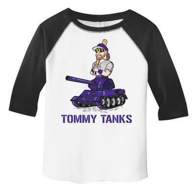 Baseball Tommy Tanks Tommy Funny Tanks Tommy Tanks Toddler Fine Jersey T-Shirt
