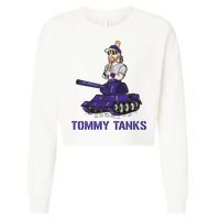 Baseball Tommy Tanks Tommy Funny Tanks Tommy Tanks Cropped Pullover Crew