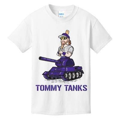 Baseball Tommy Tanks Tommy Funny Tanks Tommy Tanks Kids T-Shirt
