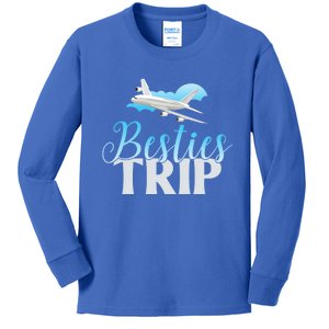 Besties Trip Trip Gift Kids Long Sleeve Shirt