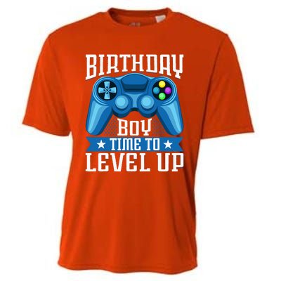 Birthday Time To Level Up Video Game Birthday Gamer Cooling Performance Crew T-Shirt