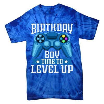 Birthday Time To Level Up Video Game Birthday Gamer Tie-Dye T-Shirt