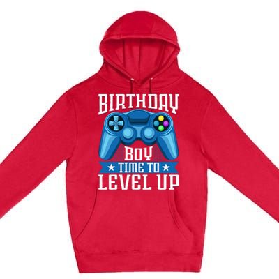 Birthday Time To Level Up Video Game Birthday Gamer Premium Pullover Hoodie