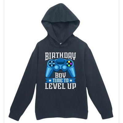 Birthday Time To Level Up Video Game Birthday Gamer Urban Pullover Hoodie