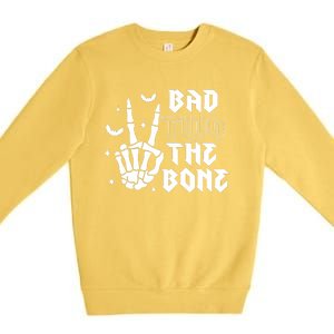 Bad Two The Bone Birthday 2nd 2 Years Old Birthday Premium Crewneck Sweatshirt