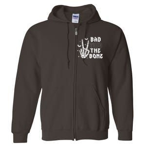 Bad Two The Bone Birthday 2nd 2 Years Old Birthday Full Zip Hoodie