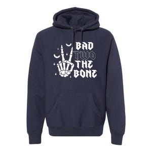 Bad Two The Bone Birthday 2nd 2 Years Old Birthday Premium Hoodie