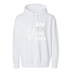 Bad Two The Bone Birthday 2nd 2 Years Old Birthday Garment-Dyed Fleece Hoodie