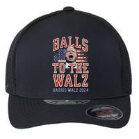 Balls To The Walz Harris Walz 2024 Flexfit Unipanel Trucker Cap