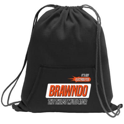 Brawndo The Thirst Mutilator Sweatshirt Cinch Pack Bag