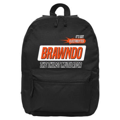 Brawndo The Thirst Mutilator 16 in Basic Backpack